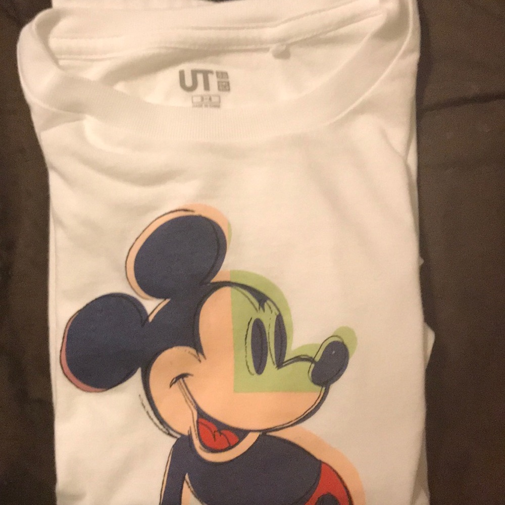Kids white Mickey shirt